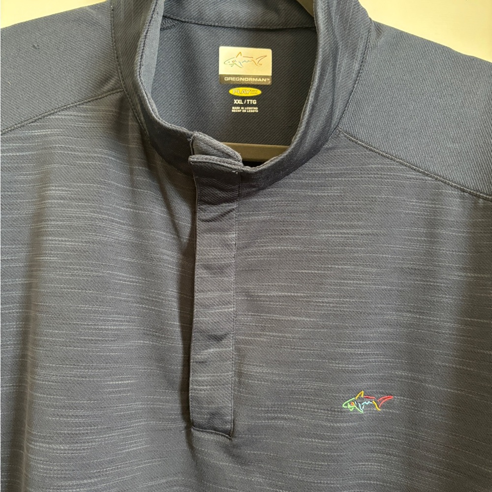 **SOLD** Greg Norman, men’s pull over, dry fit, navy, size XXL - Picture 4 of 10